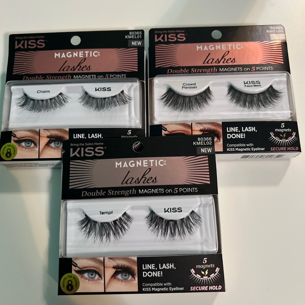 Magnetic Eyelashes by KISS bundle of 3 pair